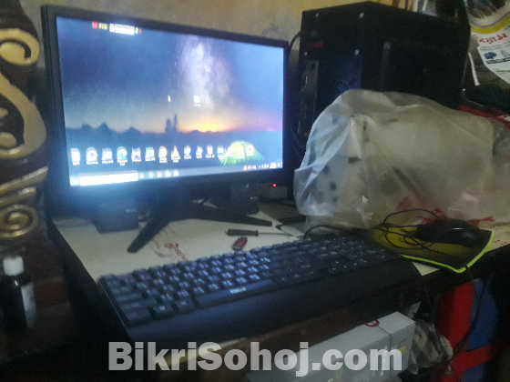 ফুল পিসি সেট বিক্রি হবে ইমারজেন্সি